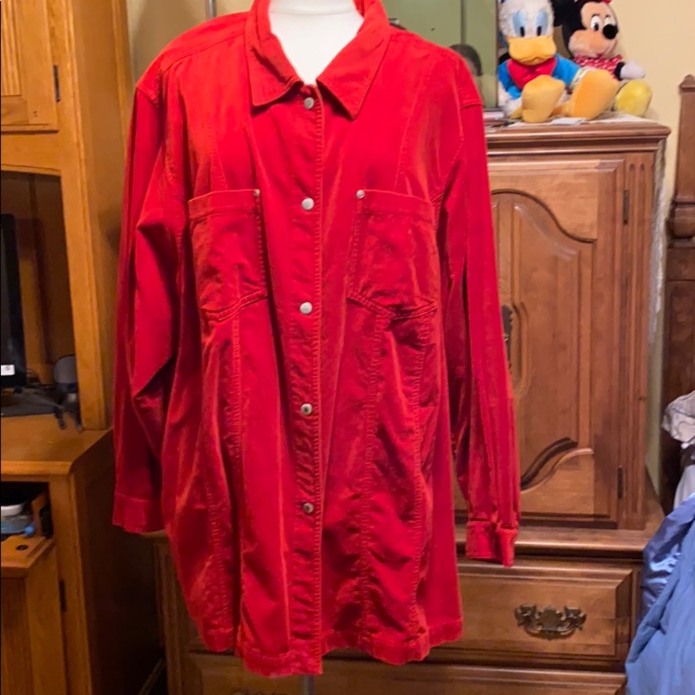 Burnt Orange Cover Jacket